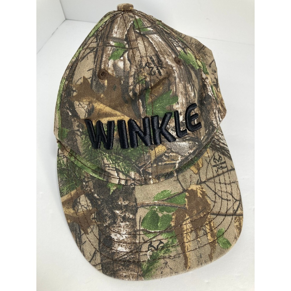 Winkle Realtree Xtra‎ Camo Cap Hat Adult Adjustable Green Brown Embroidered